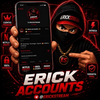 ⚜️ 𝗘𝗥𝗜𝗖𝗞 𝗔𝗖𝗖𝗢𝗨𝗡𝗧𝗦 ⚜️
