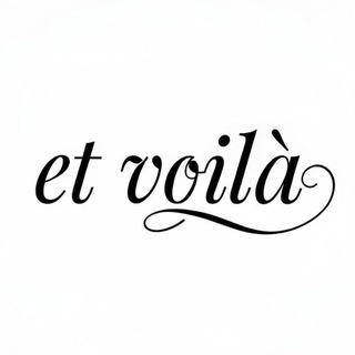 et voilà - da haben wir's!