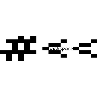 << backspace