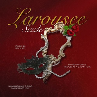 LADY IN RED: LAROUSEE SIZZLE.