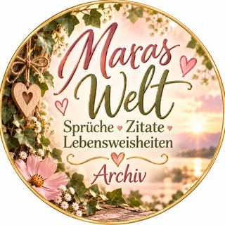 Maras Welt - Sprüche/Zitate/Lebensweisheiten (Archiv)