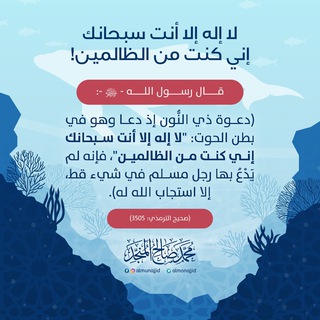 مُنَّبِه دَعْوَةُ ذِي النُّونِ