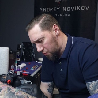 Andrey Novikov tattoo. Moscow.